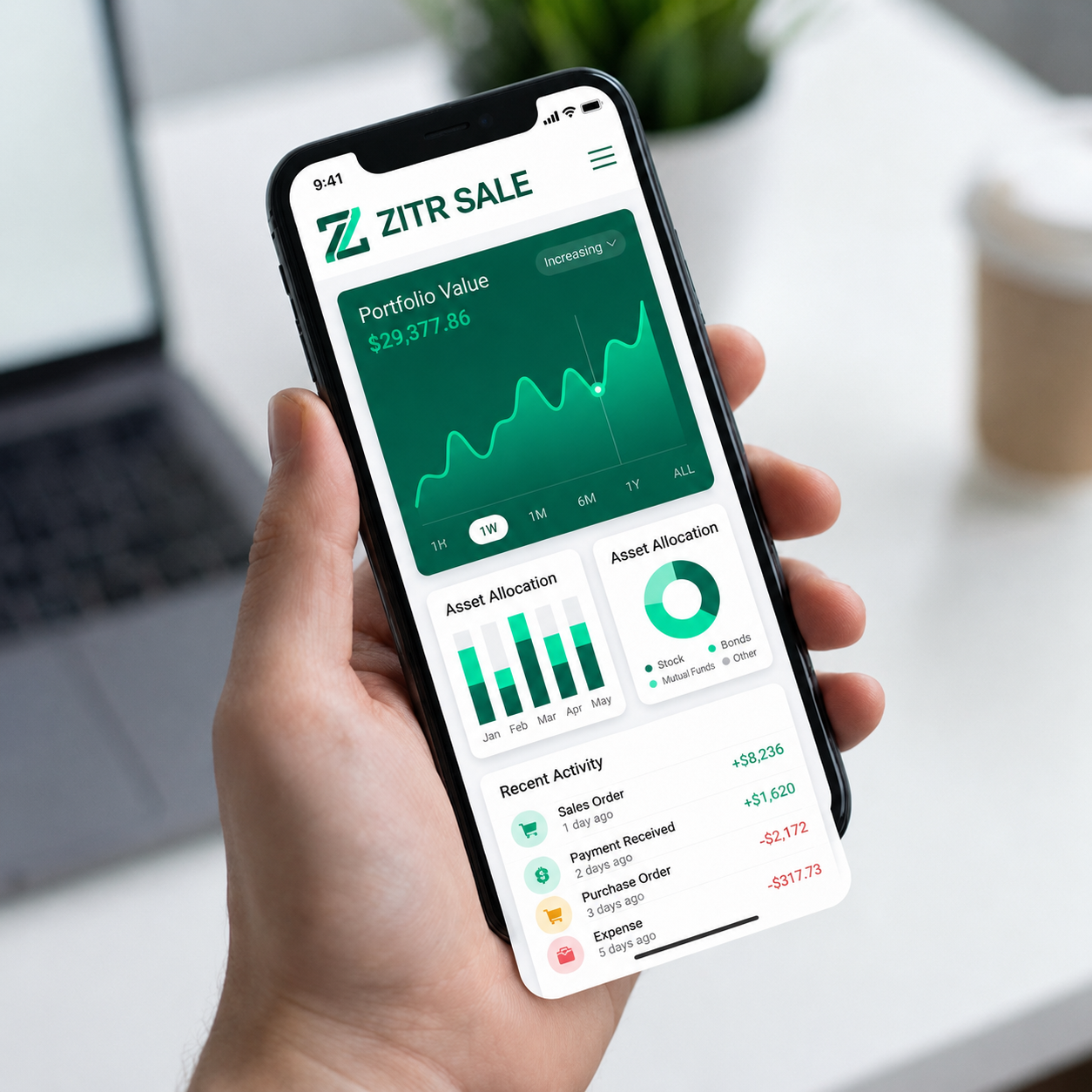 Zitr Sales Mobile Performance Interface