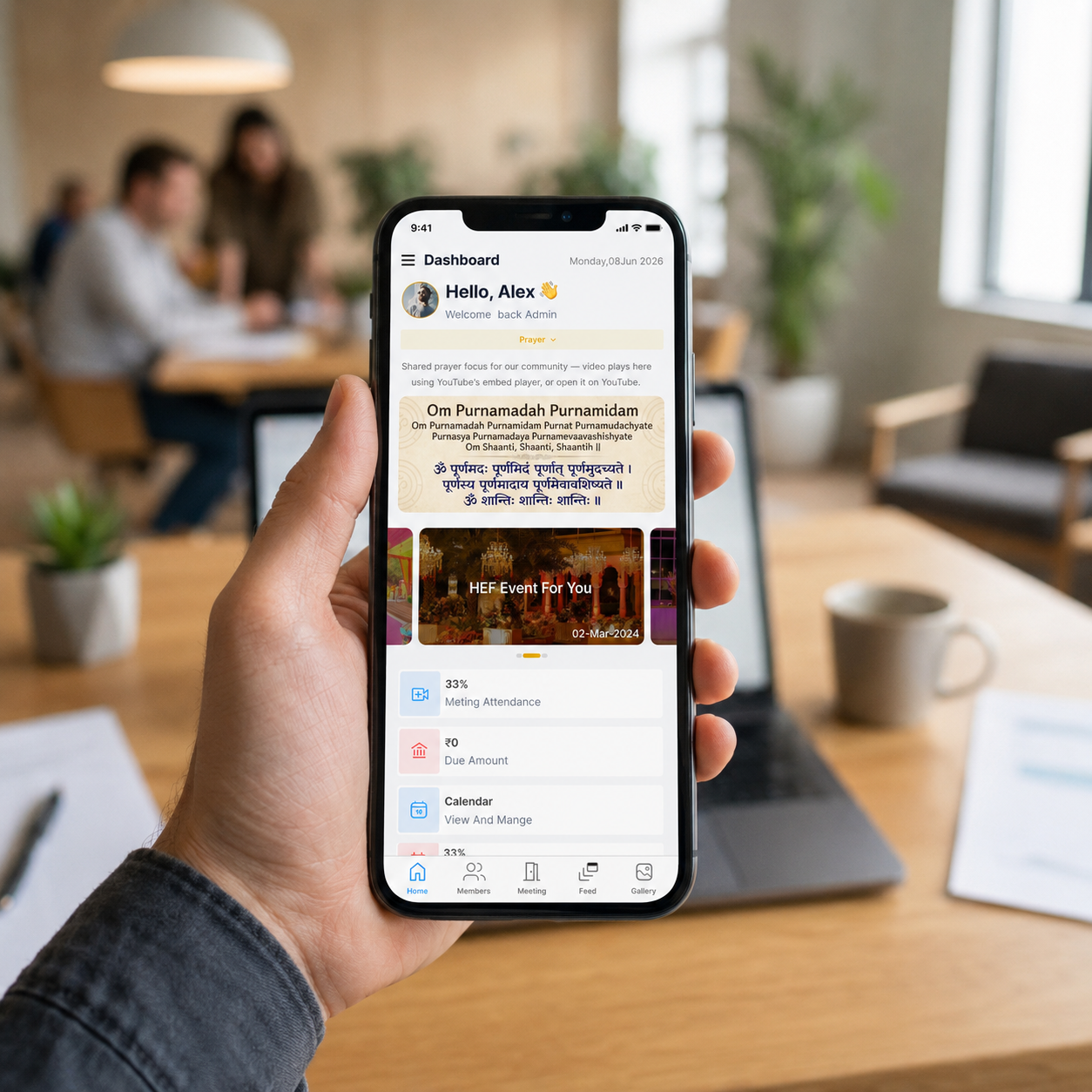 Real-time attendance tracking UI