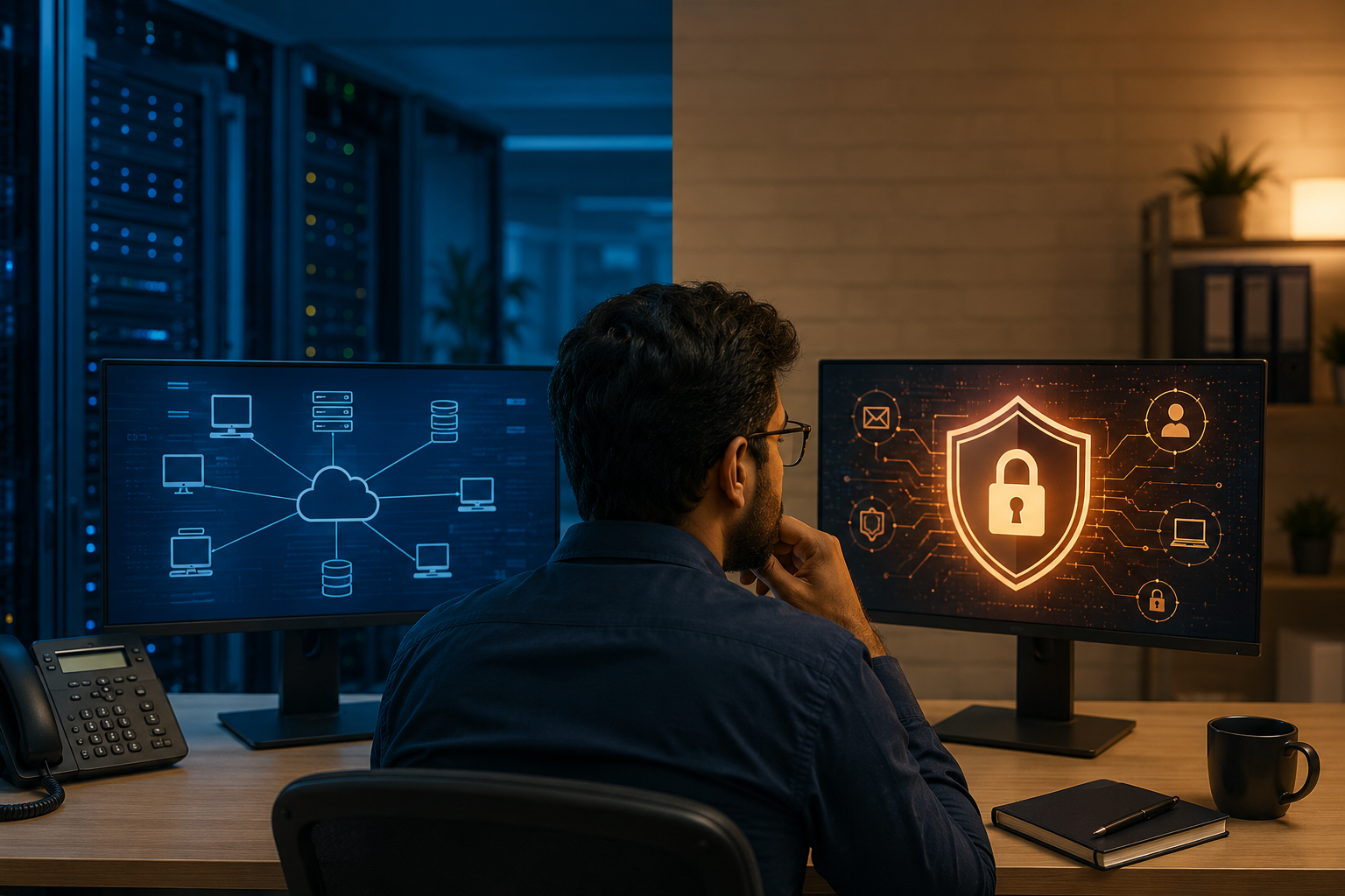 IT network management services and cybersecurity solutions in Kerala for business infrastructure protection and secure IT operations