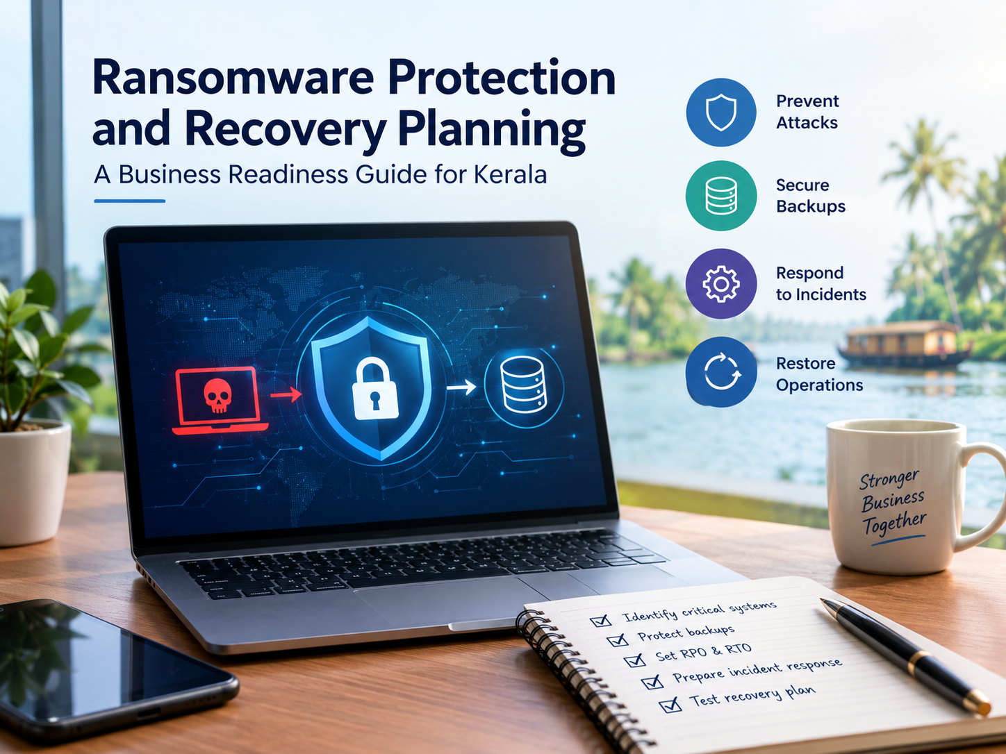 Ransomware protection and recovery planning for businesses in Kerala